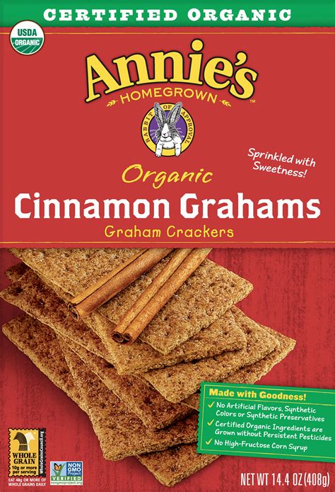 Annie's Organic Honey Graham Crackers, 14.4 oz - Walmart.com - Walmart.com