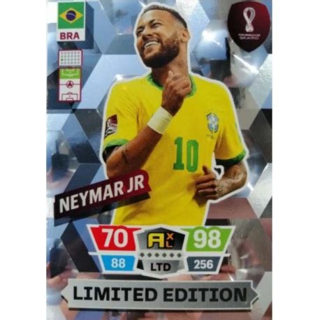 Trading Card Neymar Jr Limited Edition Brasil Adrenalyn XL Fifa World