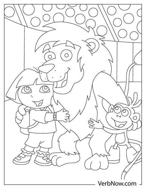 Free DORA Coloring Pages & Book for Download (Printable PDF) - VerbNow