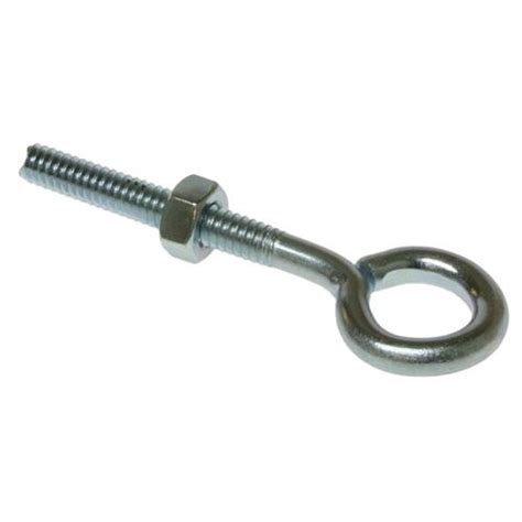 Metallics Jeb Zinc Chromate Steel Eye Bolt With Hexagonal Nut X