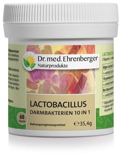 Dr Ehrenberger Lactobacillus Darmbakterien 10 In 1 Kapseln Kaufen