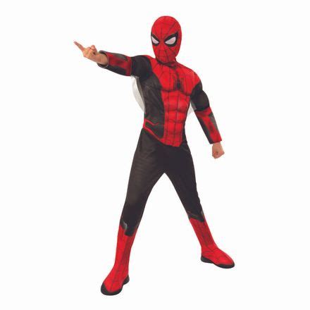 Spiderman Far From Home Deluxe Barn Karnevalskostyme Partyking