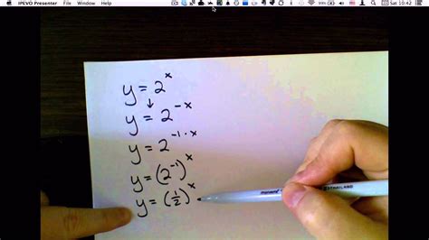 Exponential Function Fraction Base Youtube