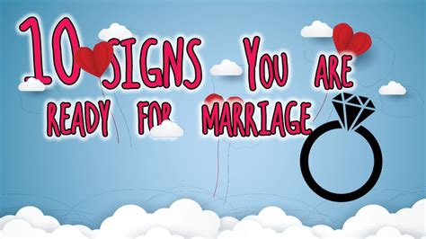 10 Signs You Are Ready For Marriage Youtube