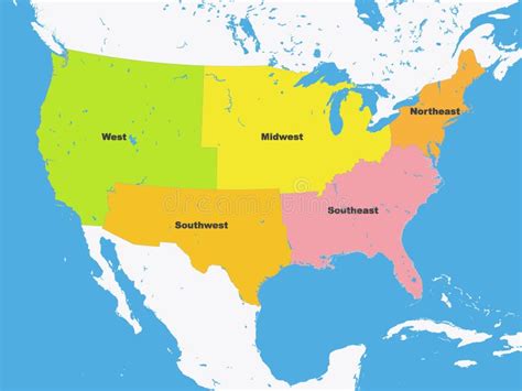 United States America Map Average Temperatures Hottest Coldest R Stock Illustration