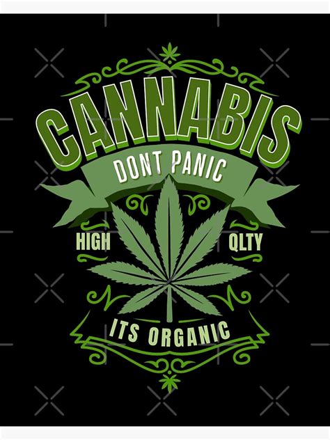 Dont Panic Its Organic Poster For Sale By Amazonboy Redbubble