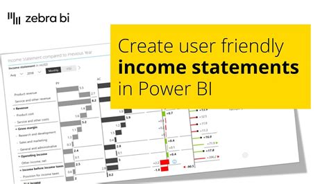 Power Bi Income Statement Template