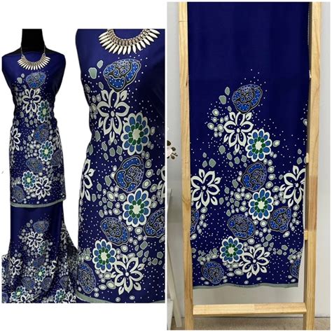 Kain Pasang Batik Seta Moda Exclusive Kain Ela Royal Silk Printed