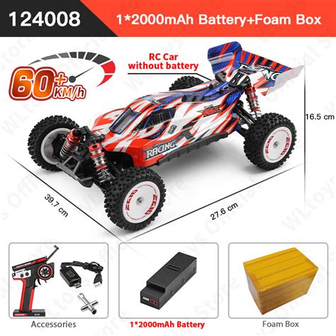 Jual RC Mobil Buggy WLtoys WL 124008 High Quality 1 12 2 4G 4WD 60km H