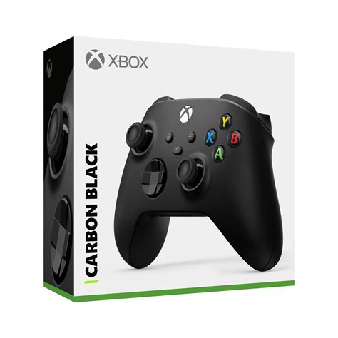 Controle Sem Fio Xbox Carbon Black Qat Microsoft