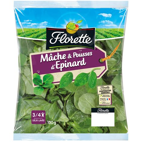 Salade M Che Pousse D Pinard Florette Le Sachet De G Prix Carrefour