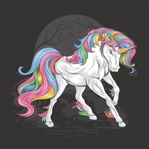 Colorful Full Body Unicorn Design 1019292 Vector Art At Vecteezy