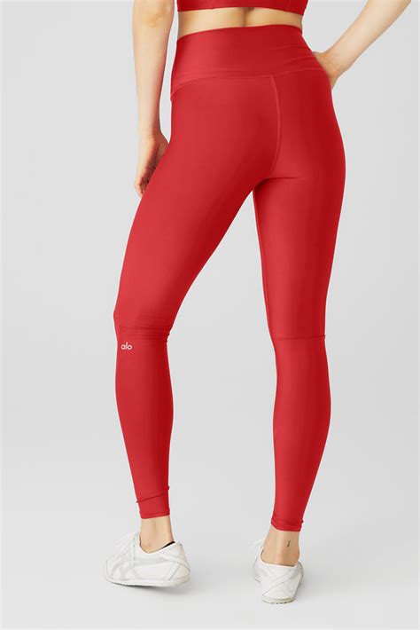 High Waist Airlift Legging Classic Red Alo Yoga