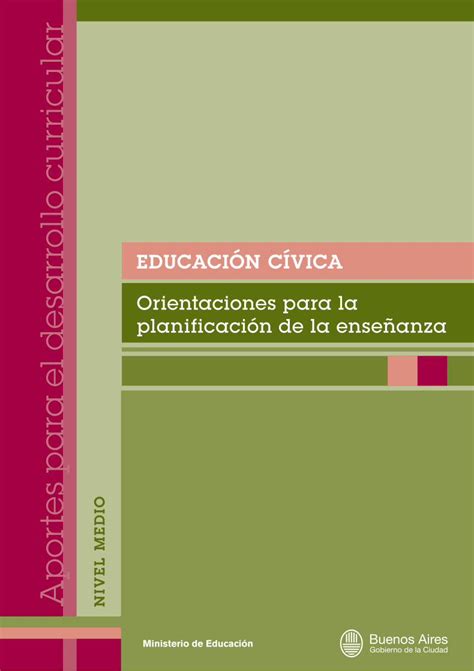 PDF Aportes Para El Desarrollo Curricular Gobierno De La