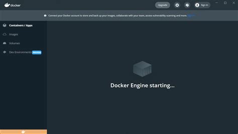 Docker Engine Stopped Windows