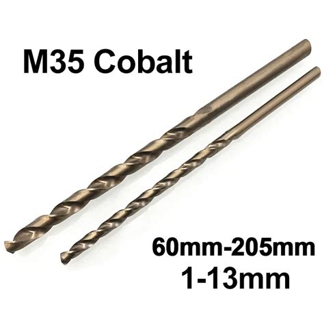 5pcs 1 0mm 13mm HSS CO 5 Asile Alt M35 Longs Forets H Lico Daux Pour