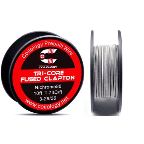 Coilology Tricore Fused Clapton Wire 3m Ni80 1 73ohm M