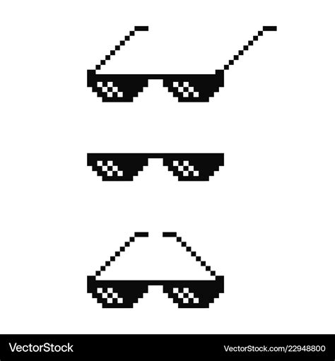 Pixel Glasses Meme Png