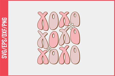 About Xoxo Retro Svg Design Graphic By T Shirt World · Creative Fabrica