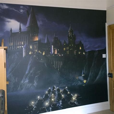 Hogwarts Wall Mural Harry Potter Hogwarts Castle Wallpaper Mural Ubicaciondepersonascdmxgobmx