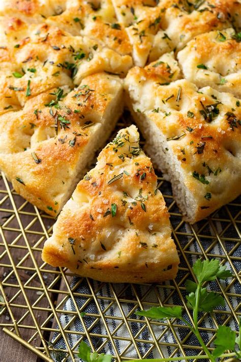 The Easiest Herbed Focaccia Bread Oh Sweet Basil