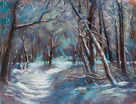 Winterwald Kunst Malerei Und Zeichnungen Kunstnet