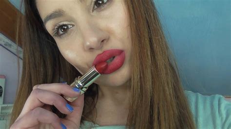 ASMR Lipstick Application Mouth Sounds Close Up YouTube