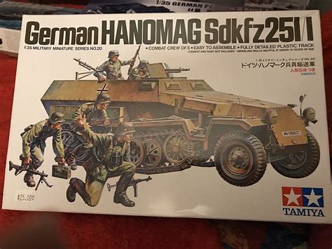 Tamiya 135 Scale Military Miniature Series German Hanomag Model Kit