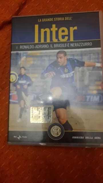 DVD LA GRANDE STORIA DELL INTER N 2 1998 2005 RONALDO ADRIANO EUR 4 00