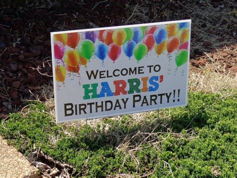 Custom Birthday Yard Sign By Mybigdayts On Etsy