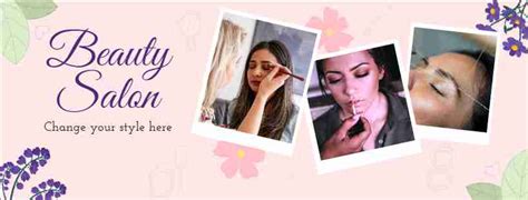 Beauty Salon Facebook Cover Design Templates