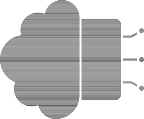 Brain Connection Icon In Gray And White Color 24463168 Vector Art At