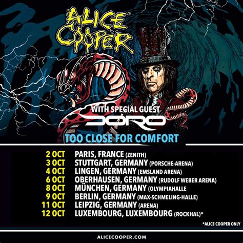 Event Alice Cooper Esch Sur Alzette Rockhal Luxembourg