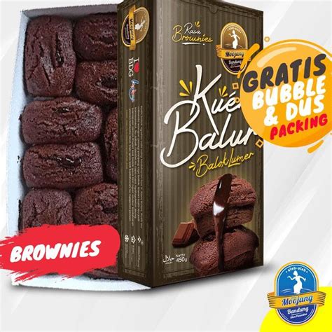 Jual Kue Balok Lumer Balur Moojang Bandung Rasa Brownies Coklat Balok