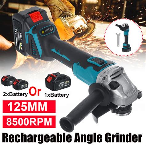 Drillpro Mm V Rpm Electric Angle Grinder Blue Black Angle