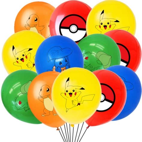 BALONY POKEMON PIKACHU ZESTAW BALONÓW URODZINOWYCH 13810276821 Allegro pl