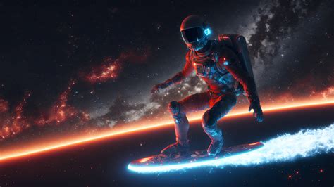 Space Surfer Google Chrome Theme And Wallpaper