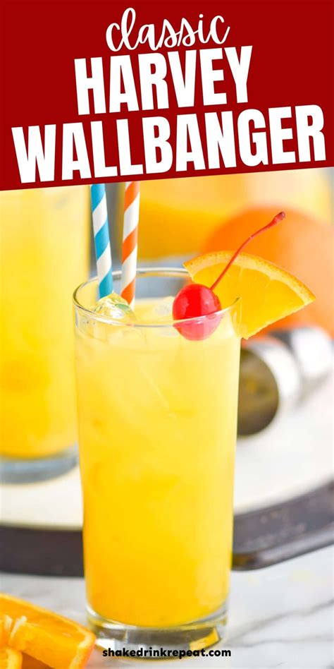 Harvey Wallbanger Cocktail Recipe With A Twist