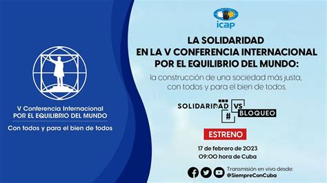 La Solidaridad En La V Conferencia Internacional Por El Equilibrio Del