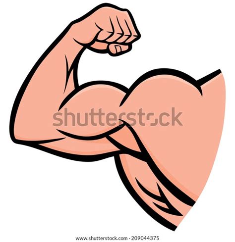 Strong Arm Stock Vector (Royalty Free) 209044375 | Shutterstock