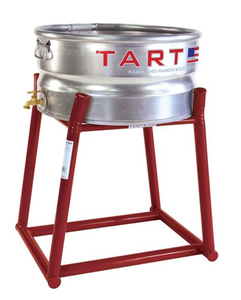 Tarter Black Tank Stand Small Galvanized Steel Stock Tank Off