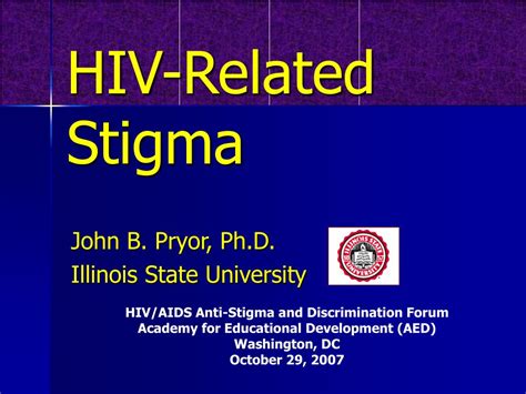 Ppt Hiv Related Stigma Powerpoint Presentation Free Download Id 492289