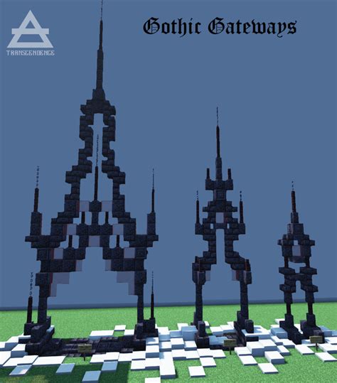 Gothic Gateways For A Vampire Themed Build Detailcraft Minecraft