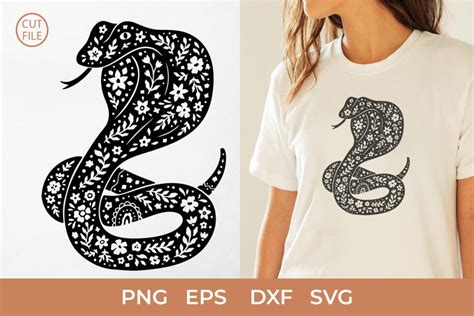 King Cobra Svg Boho Snake Svg Boho Animals Svgflowers Svg