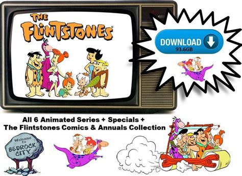 The Flintstones All 166 TV Episodes MP4 Files Plus 82 - Etsy