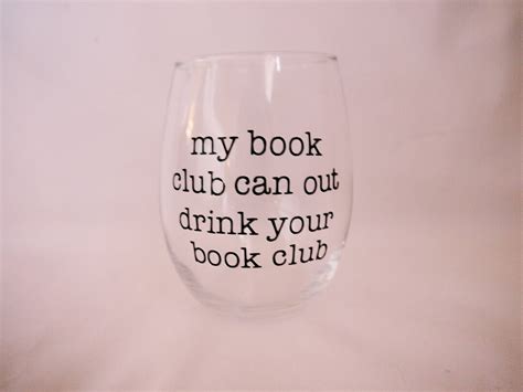 Book Club Wine Glass Book Club T Book Club Idea Book Club