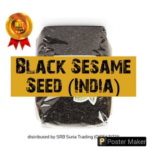 Black Sesame Seed Biji Bijan Hitam 100g 250g Shopee Malaysia