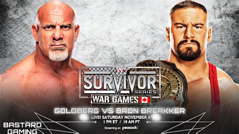 Wwe K Goldberg Vs Bron Breakker Survivor Series Youtube