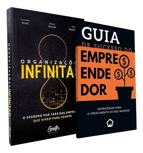 Kit Livro Organizações Infinitas E Guia De Sucesso Do Empreendedor