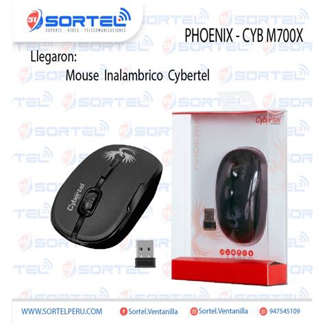 Mouse Inalambrico Cybertel Phoenix Cyb M700x